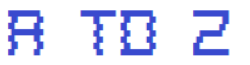 A To Z Font