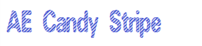 AE Candy Stripe Font