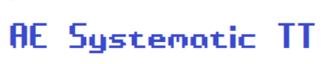 AE Systematic Font