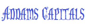 Addams Capitals Font