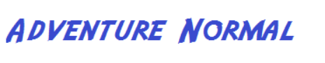 Adventure Normal Font