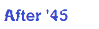 After 45 Font