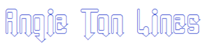Angie TanLines Font