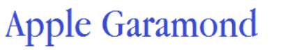 Apple Garamond Font