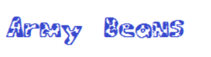 Army Beans Font
