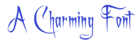 A Charming Font