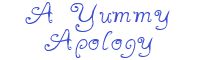 A Yummy Apology Font