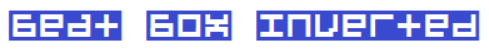 Beat Box Inverted Font