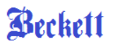 Beckett Font