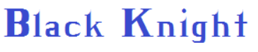 Black Knight Font
