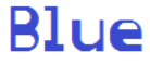 Blue Font
