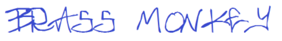 Brass Monkey Font