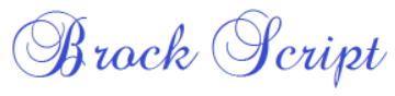 Brock Script