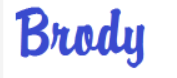 Brody Font