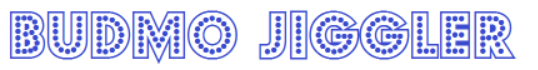 Budmo Jiggler Font
