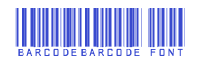 Barcode Font