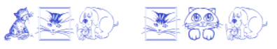 Cat Art Dingbats Font