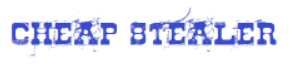 Cheap Stealer Font