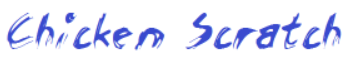 Chicken Scratch Font
