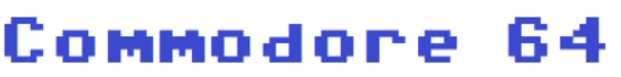 Commodore 64 Font