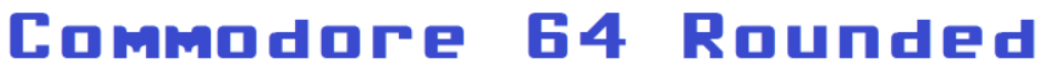 Commodore64RoundedFont