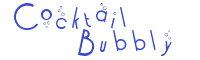 cocktail bubbly font