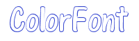 color font