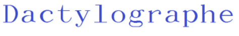Dactylographe Font
