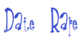 DateRapeFont