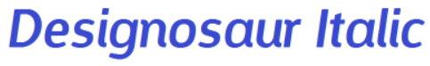 DesignosaurItalic