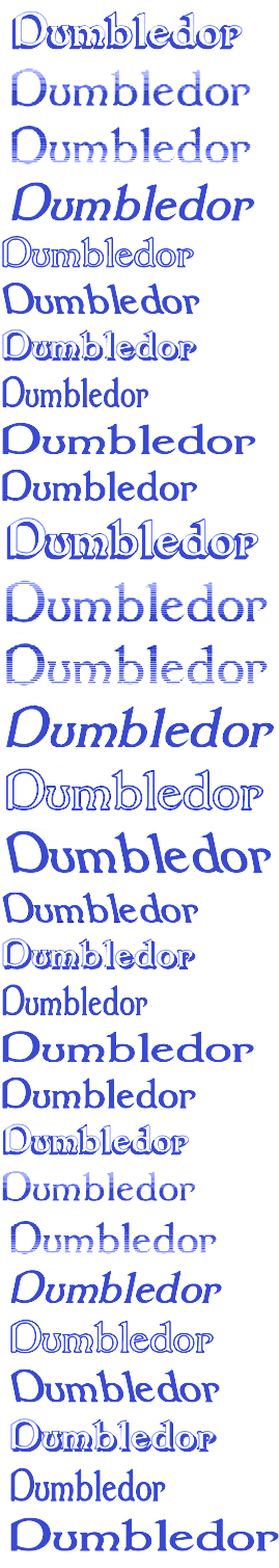 Dumbledorfont
