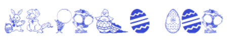 Easter Art Dingbats