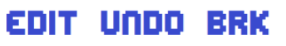 Edit Undo Font