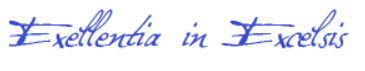 Excellentia in Excelsis Font
