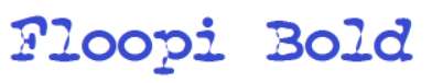 Floopi Bold Font