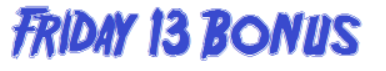 Friday 13 Bonus Font