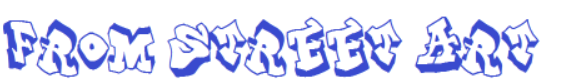 From Strret Art Font