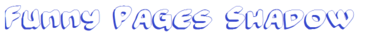 Funny Pages Shadow Font