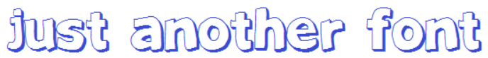 JustAnotherFont