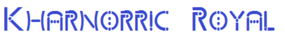 KharnorricRoyalFont