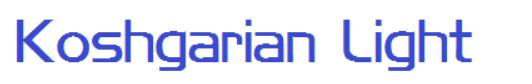 KoshgarianLightFont