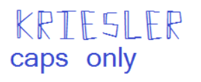 KrieslerFont