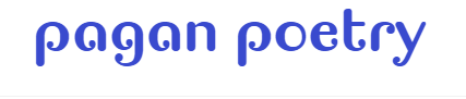 Pagan Poetry