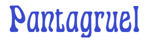 Pantagruel font