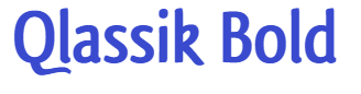 Qlassic font
