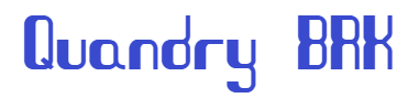 Quandry Font