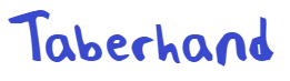 Taber's Hand font