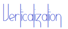 Verticalization Font