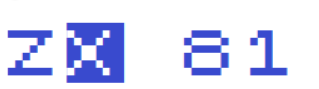 ZX81 font